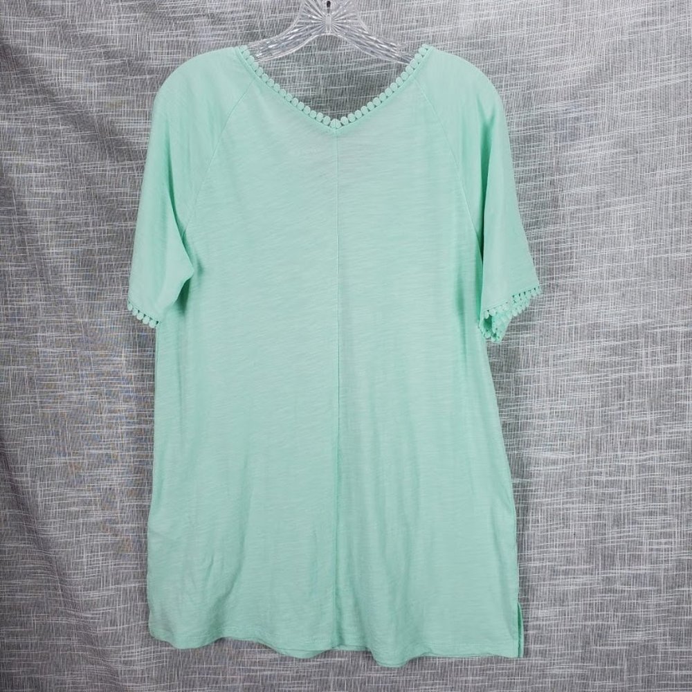 Lands' End Starfish Trimmed Tunic Medium Tall MT - Picture 4 of 4